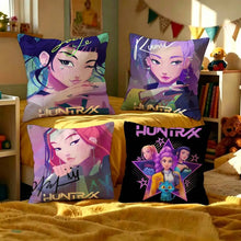 Kop-Cartoon Movie K-Pop Demon Hunters Cushion Cover Inches Farmhouse Decor Home Throw Pillow Covers for Couch Decorations