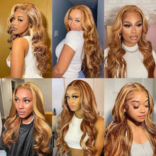 Balayage Blonde 13x6 Lace Front Wig HD Ombre Body Wave