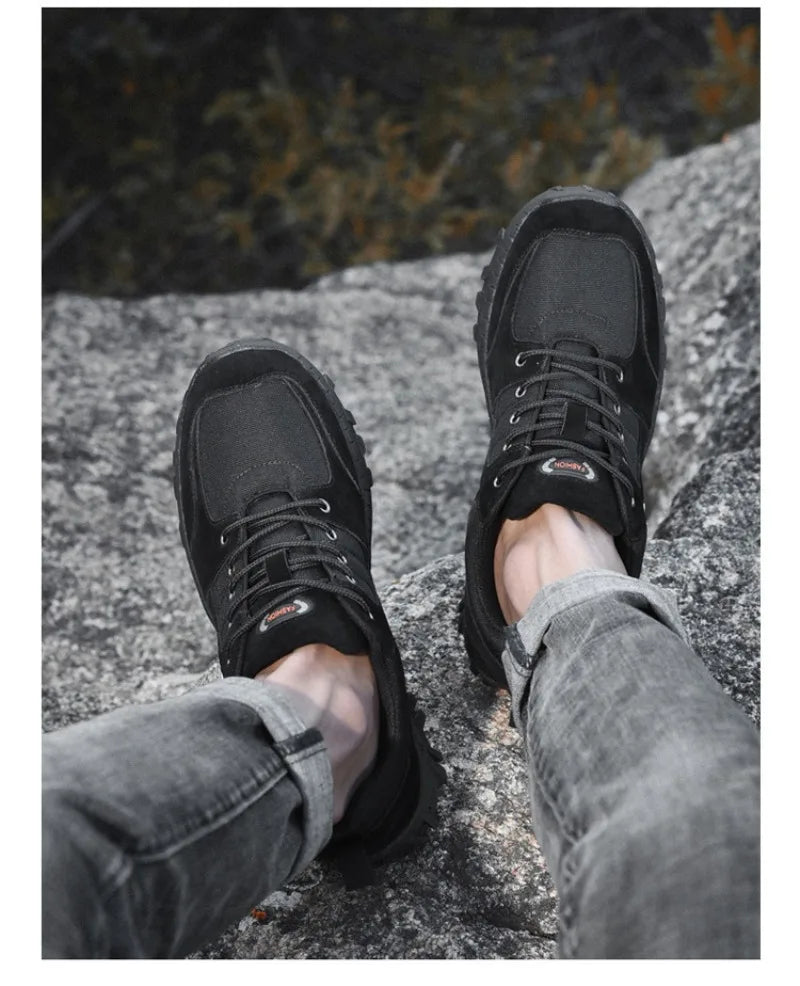 Large Size Men's Hiking Shoes Hiking and Off-road Outdoor Shoes Low Top Wear-resistant,anti Slip Sneakers Men Zapatos Casuales