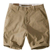 7701 Summer Fashion Men's Simple Basical Cargo Shorts Japan Style High Quality Cotton Solid Color Casual Loose Half Length Pants