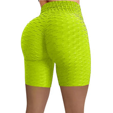 2026 Women's High Waist Bubble Sports Yoga Pants, Hip Lifting Slimming Elastic Five Point Shorts Outdoor Casual Shorts