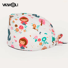 Cartoon Dinosaur series printed hospital surgical cap Reusable Hats  Protection Anti-dust Caps Breathable Caps Cover