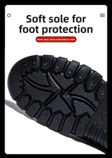 Outdoor Climbing Shoes Men's Trendy Flat Work Shoes Casual Sports Style New Model Comfortable Warmth Synthetic Leather Upgraded