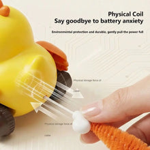 Creative Wind Up Bird Shape Interactive Cat Tail Pull Play Bird Cat Teaser Sounding Bite-Resistant Cat Exercise Indoor Fun