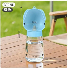 Portable Dog Water Bottle 300ML Puppy Drinking Bowls for Small Medium Dogs Cats Hiking Portable Cat Feeder Outdoor Pet Water Cup