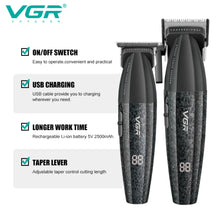 VGR Hair Trimmer Electric Clipper 9000 RPM For Men V640