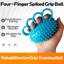 Portable Spike Massage Hand Grip Exerciser Finger Strength Training Squeeze Ball Home Office Fitness Stress Relief Hand Tool