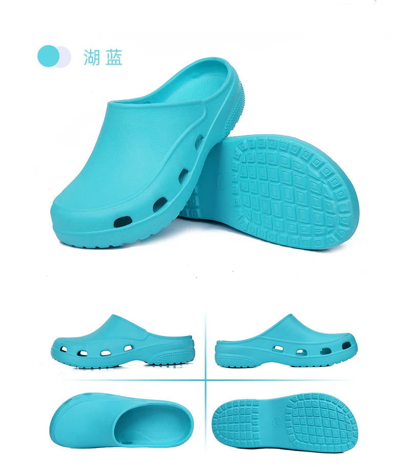 Medical Scrub Clogs Nurse Garden Shoes Arch Support House Slippers Sandals Breathable Slip On Indoor Outdoor Doctor Clogs X03