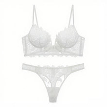 Women Lace Lingerie Set Elegant Sexy Bra Set See Through Underwear Ventilate Ladies Bra and Panty Set