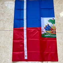 Haiti flag 90x150cmAyiti Ht Haiti Flag Hanging polyester decorated flag blue red print Haitian flag sports banners