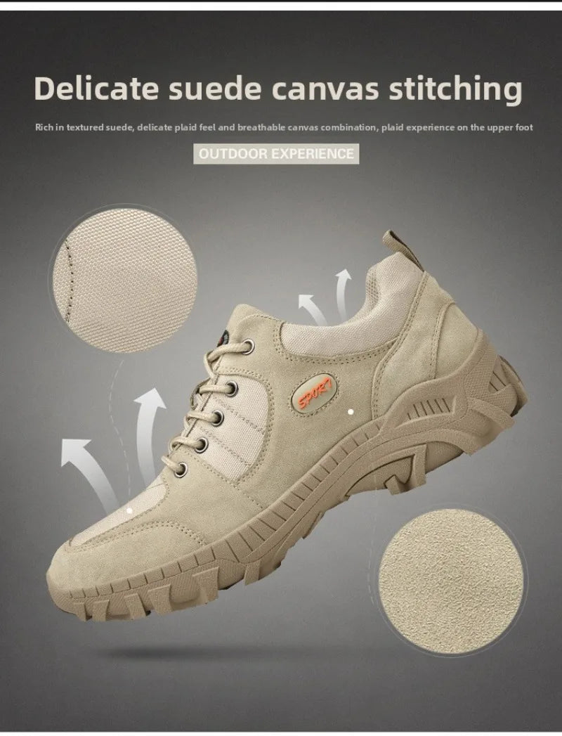 Large Size Men's Hiking Shoes Hiking and Off-road Outdoor Shoes Low Top Wear-resistant,anti Slip Sneakers Men Zapatos Casuales