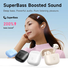 Baseus Bass BS2 Lite True Wireless Earbuds Bluetooth 6.0 Semi-in-Ear Earphones 2-Mic AI ENC 40H Playtime IP55 SuperBass Ear buds