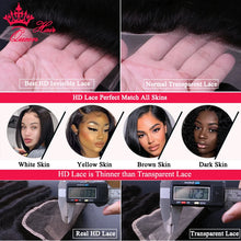 Queen Hair Loose Deep Real HD Lace Wig Raw Hair Pre Plucked Full Frontal 13x6 13x4 5x5 6x6 Closure Melt Skin Lace HD Lace Wig