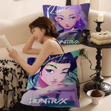 Kop-Cartoon Movie K-Pop Demon Hunters Cushion Cover Inches Farmhouse Decor Home Throw Pillow Covers for Couch Decorations