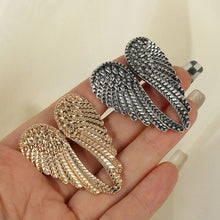 Vintage Angel Wings Metal Rings Single Big Heart Shape Wings Ring For Men Women Punk Hip Hop Party Jewelry Gift Accessories