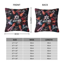 Custom Kpop Astros MJ Jinjin Cha Eun Woo Yoon San Ha Rocky Throw Pillow for Living Room Modern Cushion Cover Velvet Pillowcase