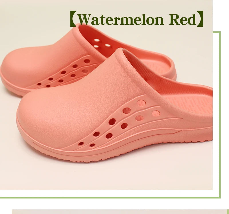 Non-slip Doctor Work Shoes Step-in Medical Clogs Premium Operating Room Shoes EVA Hospital Scrub Clogs Soft Dentist Vet Slippers