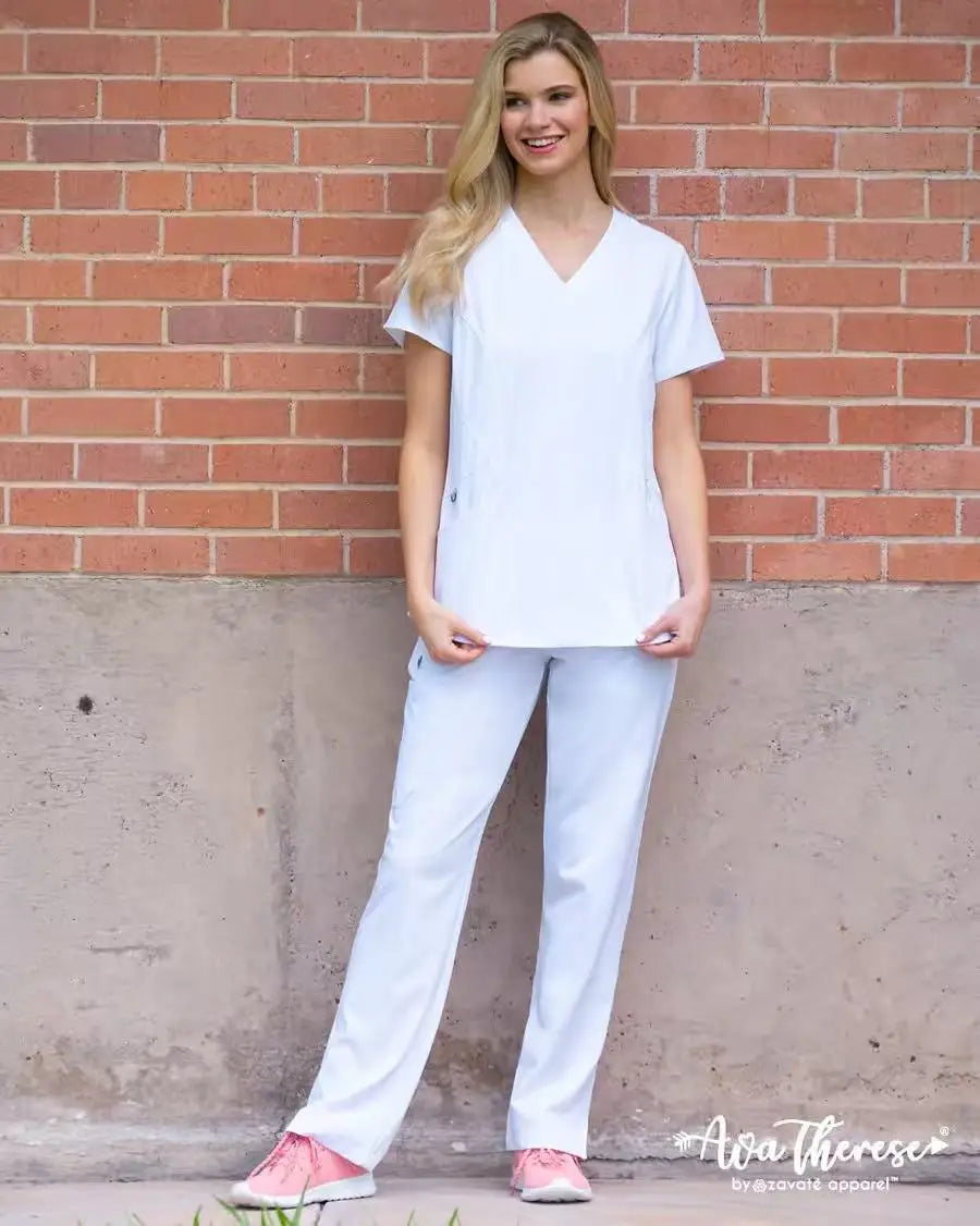 Ava Therese Women's Ava Yoga Pant Medical Uniform - 3018 Regular (Inseam length 31")