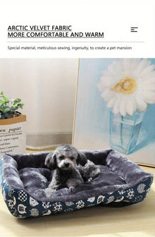 Pet Dog Bed Sofa Mats Winter Pet Products Coussin Chien Accessories Dogs Basket Supplies For Large Medium Small House Cat Bed