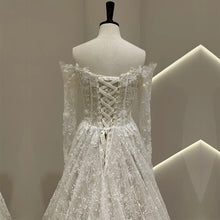 SL-9534 Customized SuLi Lace Wedding Dress For Women Brides Boho Robe De Mariee Long Sleeve Custom Made Wedding Gowns