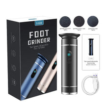Aluminum Alloy Electric Foot Grinder For Feet - Dual Power Type-C/Battery, Callus & Dead Skin Remover Pedicure Tool
