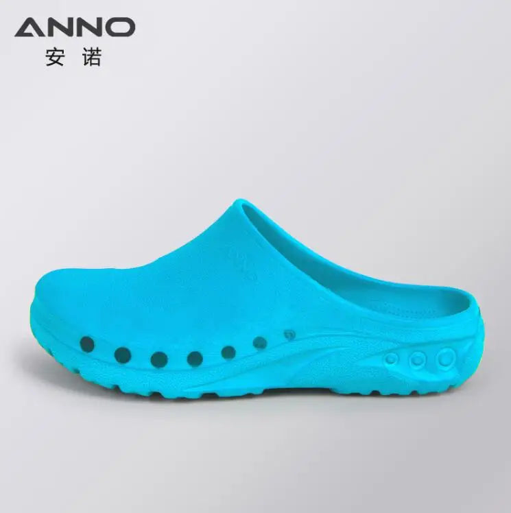 ANNO EVA Soft Doctors Nurses Shoes Hospital Clog Operating Room Lab SPA Slipper Work Flat Shoes for Long Standing