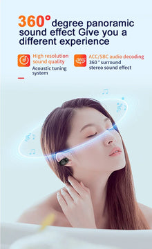 1pcs Waterproof Mini BT5.3 Wireless Sports Headset Earphone Touch Control HIFI Stereo Headphone Noise Reduction Mini Earbuds