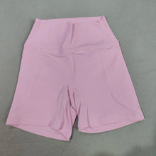 Women Sports Short With PocketedYoga Legging Shorts Squat Proof High Waist Fitness Tight Shorts Quick Drying Cycling Workout Gym