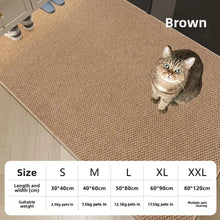 2026 Sisal Like Cat Scratching Mat Wear Resistant Non Slip Stable For All Seasons Grinding Claw