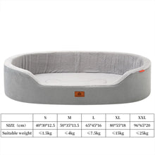 Dog Beds for Large Dogs, Winter Orthopedic Dog Bed for Medium Large Dogs,Big Waterproof Couch Pet Bed