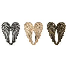 Vintage Angel Wings Metal Rings Single Big Heart Shape Wings Ring For Men Women Punk Hip Hop Party Jewelry Gift Accessories