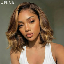 UNice No Slip Cap 13x4 Lace Frontal Bob Wig Chocolate Brown