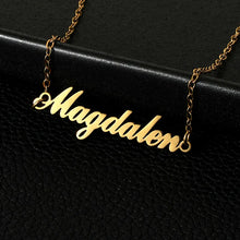 Custom Different Font Name Pendant Necklace for Woman Girls Stainless Steel Nameplate Personalized Choker Necklaces Jewelry Gift