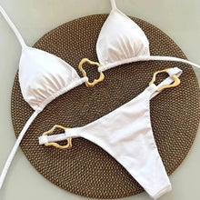 New Sexy Halter Micro Bikini Set Women Swimsuit Swimwear Deep V Neck Triangle Thong Brazilian Beachwear Bathing Suit
