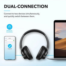 Soundcore by Anker Q20i Hybrid Active Noise Cancelling Headphones, Wireless Over-Ear Bluetooth, 40H Long ANC Playtime, Hi-Res