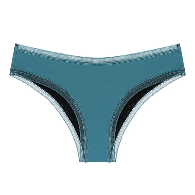 1Pcs Menstrual Briefs For Women Period Cycle Underwear Viscose Bamboo Cotton Panties 4-Layer Absorbent Leakproof Lady Lingerie