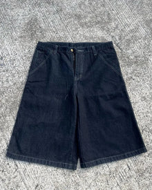 Y2K Denim Shorts Women Baggy Embroidered Streetwear Hip Hop