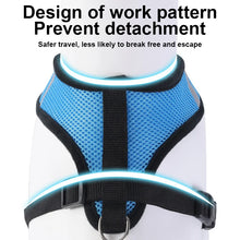 Cat Small Dog Breathable Mesh Harness And Leash Kitten Cats Harnesses Little Dog Puppy Harness For French Bulldog Chihuahua Pug