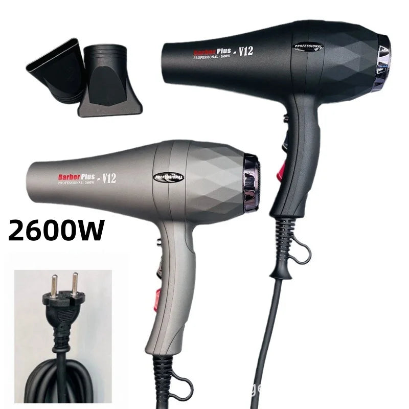High Speed Hair Salon Hair Dryer 2600w, High-Power And Super Strong Wind Power, 15 Second Quick Drying Hair Stylist Special Mode