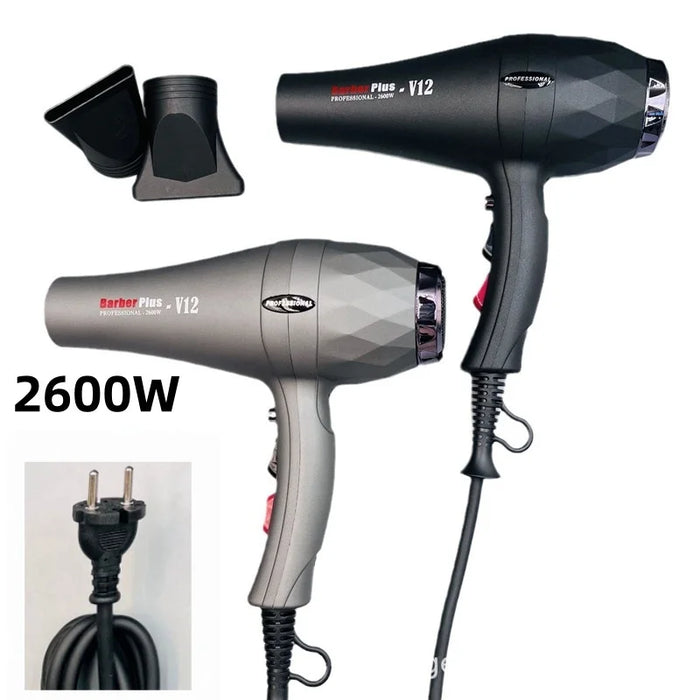 High Speed Hair Salon Hair Dryer 2600w, High-Power And Super Strong Wind Power, 15 Second Quick Drying Hair Stylist Special Mode