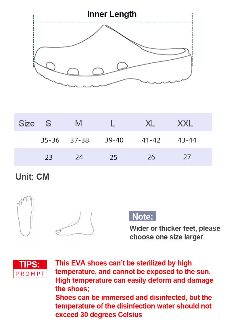 Medical Scrub Clogs Nurse Garden Shoes Arch Support House Slippers Sandals Breathable Slip On Indoor Outdoor Doctor Clogs X03