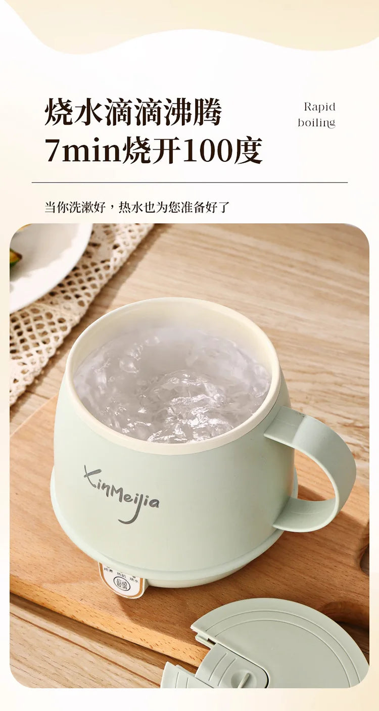 Personal Multifunction Wellness Cup, Ceramic Electric Heating Mug for Milk Tea Soup, Fast Portable Warmer for Travel Breakfast