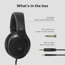 HD 560S Open-Back Over-Ear Studio Monitor Headphones with Neutral Response for Professional Recording Mixing Mastering