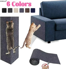 Cat Carpet Cat Scratching Mat Trimmable Self-Adhesive Carpet DIY Climbing Scratcher Scratch Furniture Protector Covering Posts