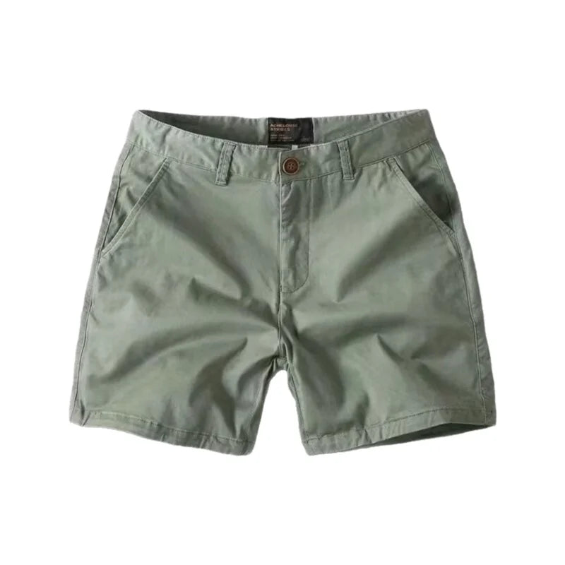 Loose Men's Fashionable High Street Summer Sports Shorts Casual Straight Leg Pants Comfortable Breathable Cotton Blend