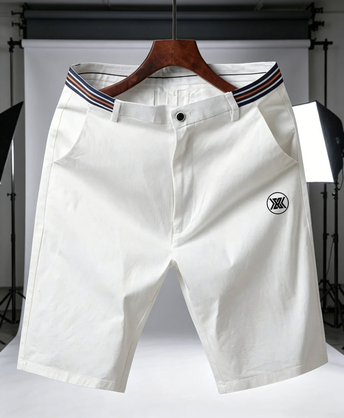 Short de golf décontracté pour homme en coton, coupe ample et respirante, idéal pour l'été