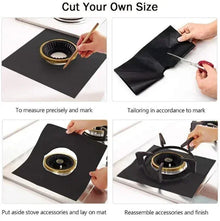 1/4PCS Gas Stove Protector Stovetop Burner Covers Kitchen Accessories Washable Mat Cooker Cover  cooking  stove cover
