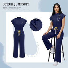 Custom Logo Medical Clothing for Women Anti Wrinkle Nursing Scrub Doctor Nurse Work Clothes Jumpsuit Printing Embroidering Logos