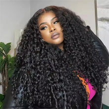 Burmese Curly Water Wave Lace Front Wig 13x4 13x6 Remy Hair
