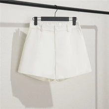 Korean Style Casual Elegant Office Lady Shorts Elastic Waist